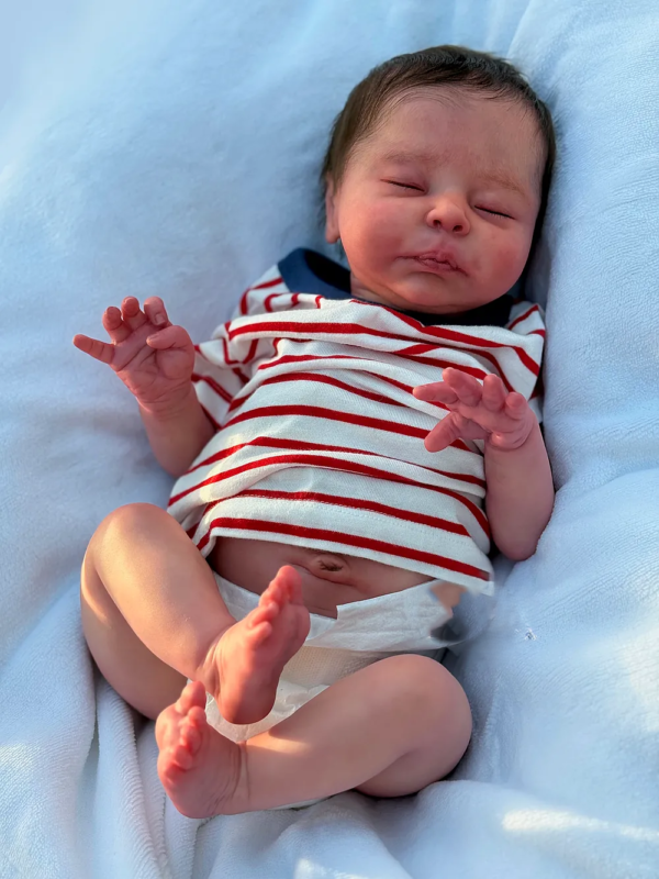 Christopher — Gorgeous Vinyl Reborn Baby Boy Doll | 20" Lifelike Handcrafted Newborn