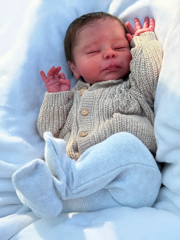 Christopher — Gorgeous Vinyl Reborn Baby Boy Doll | 20" Lifelike Handcrafted Newborn