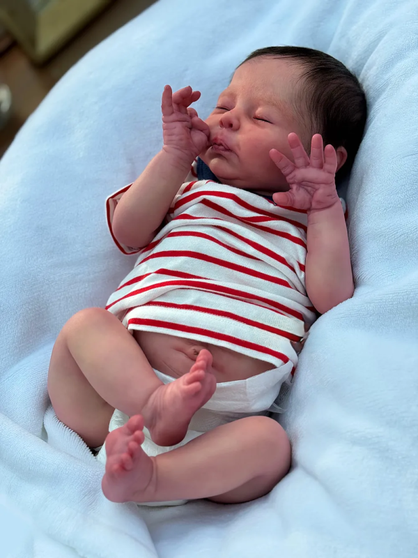 Christopher — Gorgeous Vinyl Reborn Baby Boy Doll | 20" Lifelike Handcrafted Newborn