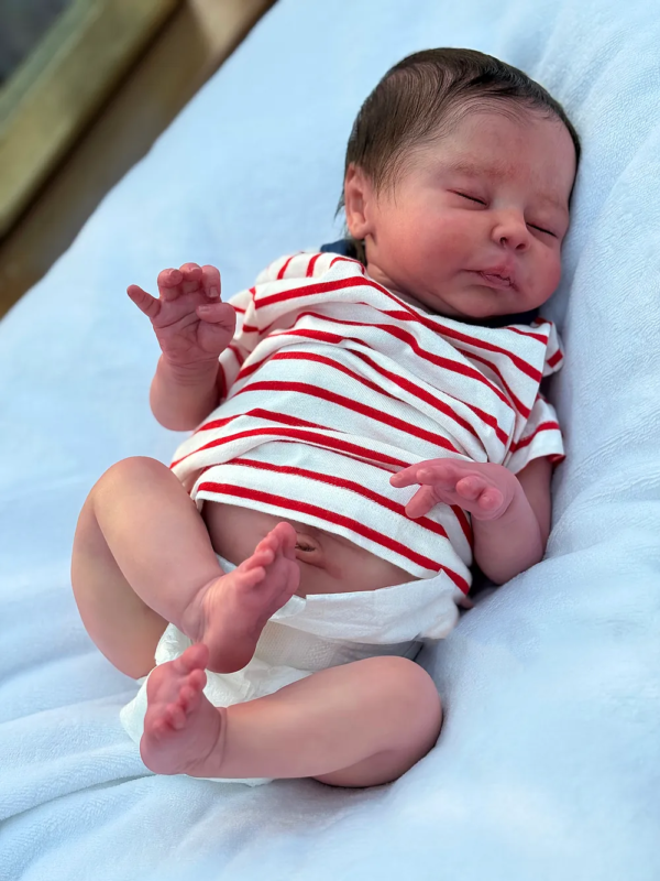 Christopher — Gorgeous Vinyl Reborn Baby Boy Doll | 20" Lifelike Handcrafted Newborn