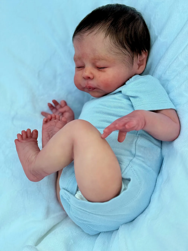 Christopher — Gorgeous Vinyl Reborn Baby Boy Doll | 20" Lifelike Handcrafted Newborn