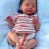 Christopher vinyl reborn baby boy doll Genesis heat set paints handcrafted newborn