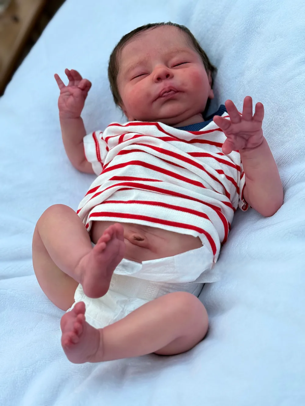 Christopher — Gorgeous Vinyl Reborn Baby Boy Doll | 20" Lifelike Handcrafted Newborn