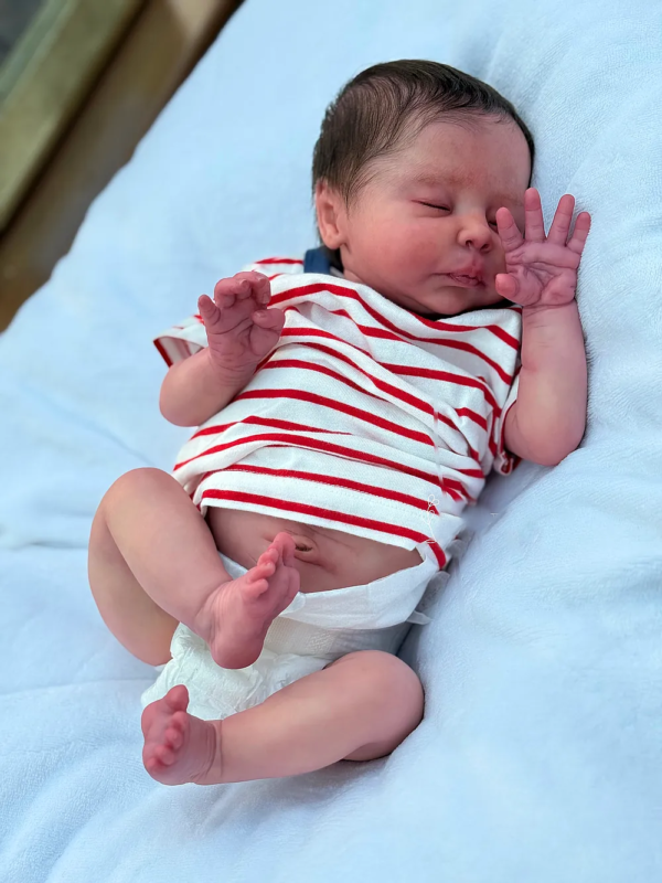 Christopher — Gorgeous Vinyl Reborn Baby Boy Doll | 20" Lifelike Handcrafted Newborn