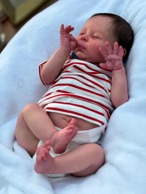 Christopher — Gorgeous Vinyl Reborn Baby Boy Doll | 20" Lifelike Handcrafted Newborn