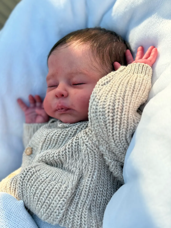 Christopher — Gorgeous Vinyl Reborn Baby Boy Doll | 20" Lifelike Handcrafted Newborn