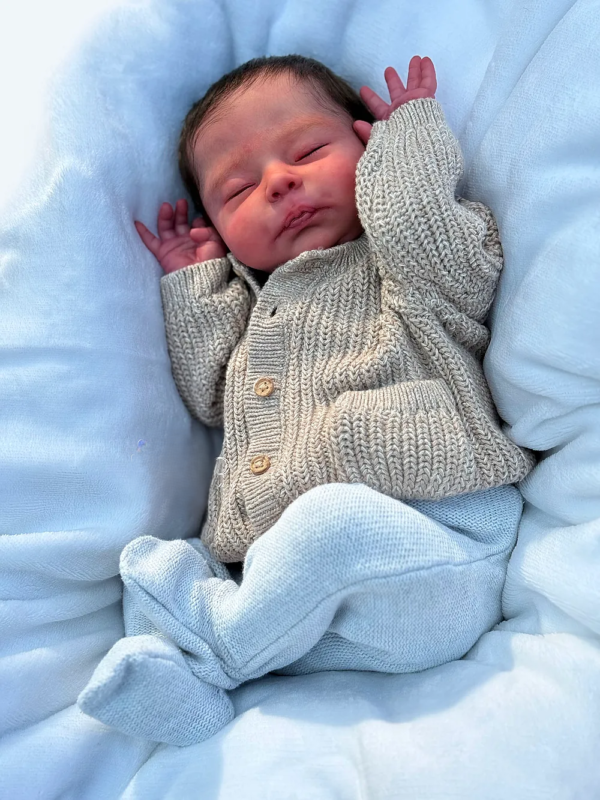 Christopher — Gorgeous Vinyl Reborn Baby Boy Doll | 20" Lifelike Handcrafted Newborn