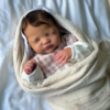 Cleo full silicone reborn baby girl doll sleeping enchanting lifelike newborn for sale