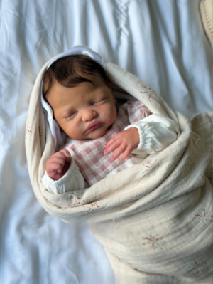 Cleo full silicone reborn baby girl doll sleeping enchanting lifelike newborn for sale