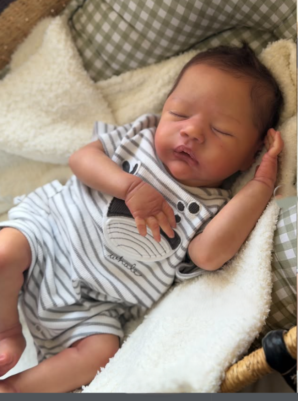 Mateo full silicone reborn baby boy doll stunning lifelike 46cm weighted newborn for sale