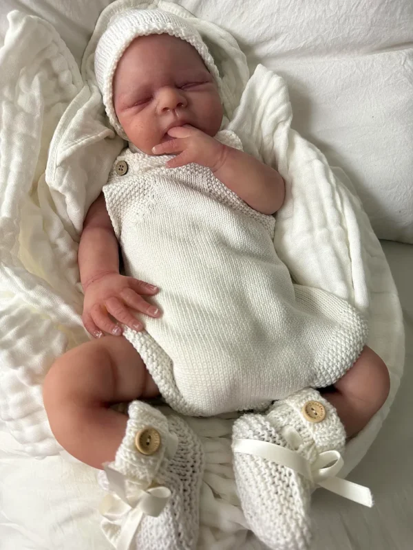 Matt full silicone reborn baby boy doll for sale