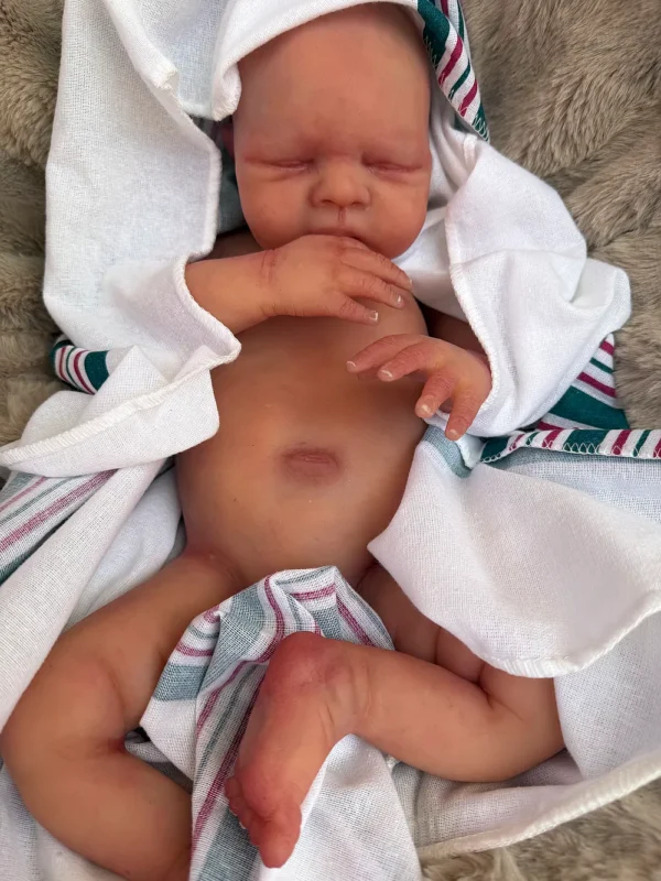 Matt — Lifelike Full Silicone Reborn Baby Boy Doll | 20" Weighted Newborn