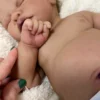 Neeley full silicone reborn baby girl doll for sale