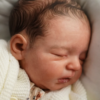 Noa vinyl reborn baby doll sleeping newborn for sale