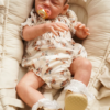 Noa beautiful vinyl reborn baby doll sleeping newborn