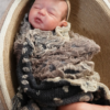 Noa handcrafted reborn baby doll 23 inch weighted newborn