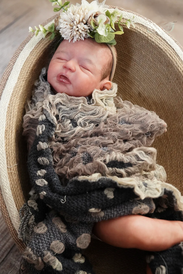 Noa handcrafted reborn baby doll 23 inch weighted newborn