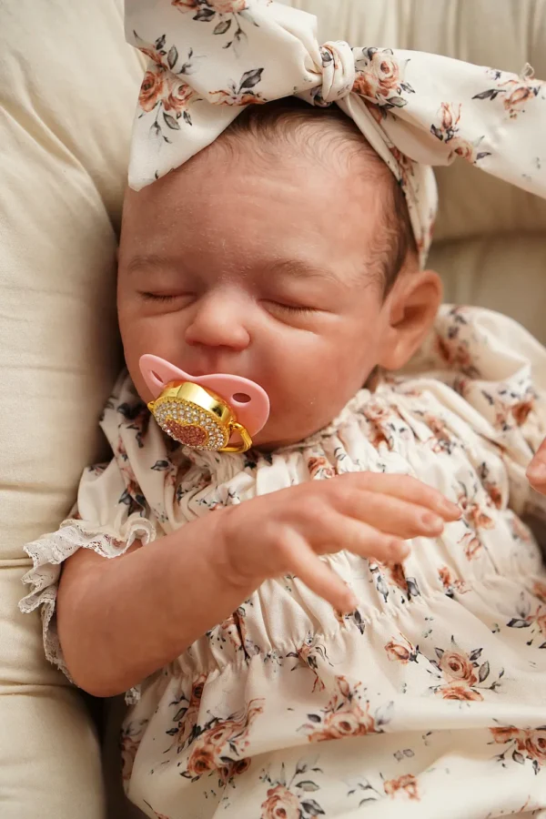Noa reborn baby doll enriched veining skin detail