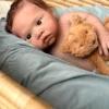 River Awake — Adorable Full Silicone Preemie Reborn Baby Boy Doll | 18" Open Eyes