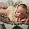 Ruby vinyl reborn baby doll 3D face detail close up