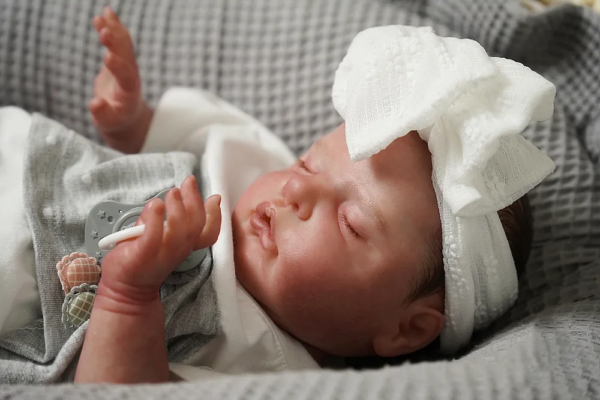 Ruby lifelike sleeping reborn baby girl doll