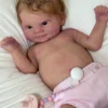Scarlett full silicone reborn baby doll veining detail