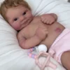 Scarlett realistic newborn silicone reborn doll close up