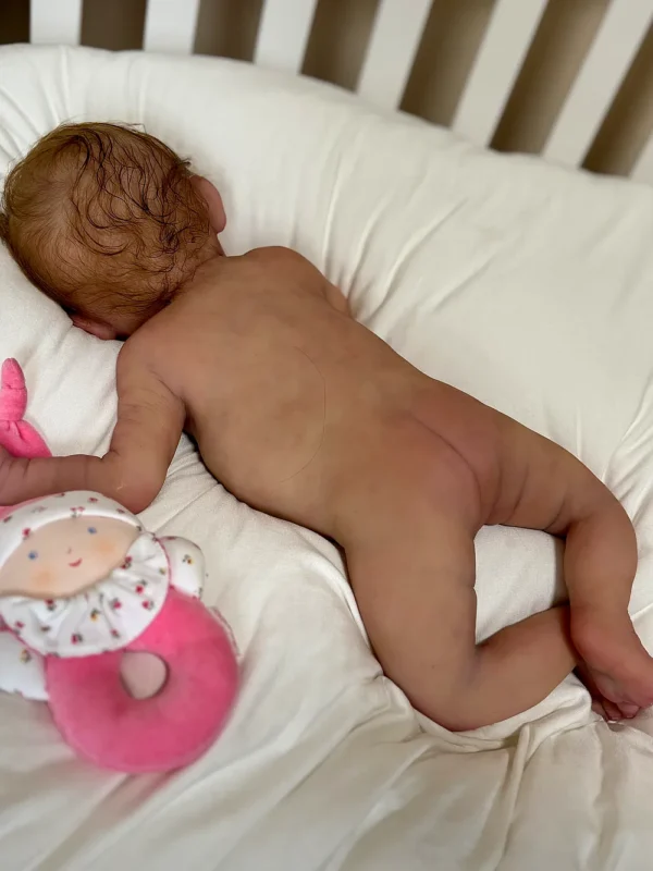 Scarlett full silicone reborn baby doll veining detail