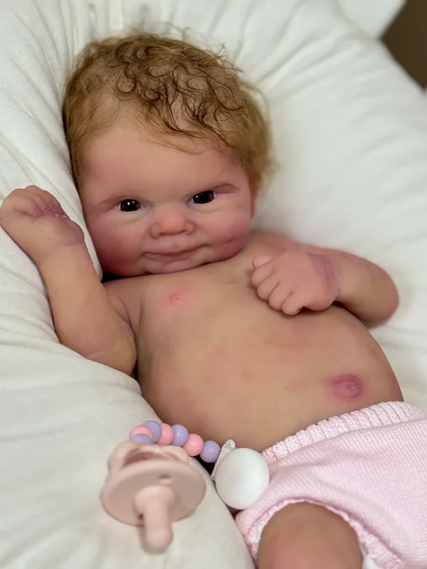 Scarlett lifelike silicone reborn newborn girl doll