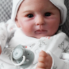 Candy vinyl reborn baby girl doll lifelike sweet expression handcrafted