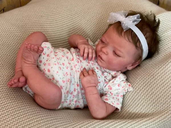 Darren — Realistic Silicone Reborn Baby Boy Doll | 17½" Weighted Newborn