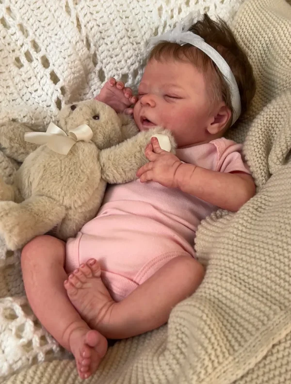 Darren — Realistic Silicone Reborn Baby Boy Doll | 17½" Weighted Newborn