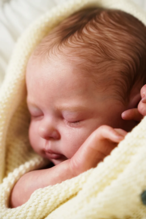 Esenia vinyl reborn baby girl doll lifelike handcrafted newborn for sale