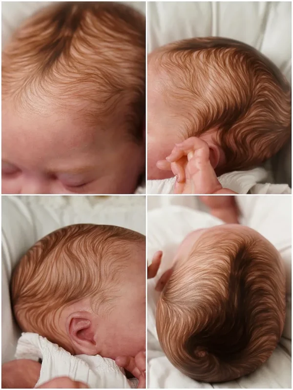 Esenia — Gorgeous Vinyl Reborn Baby Girl Doll | 19" Lifelike Weighted Newborn