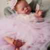 Esenia — Gorgeous Vinyl Reborn Baby Girl Doll | 19" Lifelike Weighted Newborn