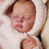 Esenia — Gorgeous Vinyl Reborn Baby Girl Doll | 19" Lifelike Weighted Newborn