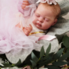 Esenia — Gorgeous Vinyl Reborn Baby Girl Doll | 19" Lifelike Weighted Newborn