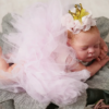Esenia — Gorgeous Vinyl Reborn Baby Girl Doll | 19" Lifelike Weighted Newborn