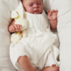 Esenia — Gorgeous Vinyl Reborn Baby Girl Doll | 19" Lifelike Weighted Newborn