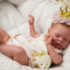 Esenia — Gorgeous Vinyl Reborn Baby Girl Doll | 19" Lifelike Weighted Newborn