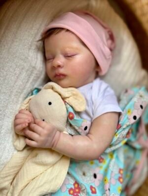 Evelyn vinyl reborn baby girl doll charming lifelike handcrafted newborn