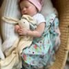 Evelyn — Charming Vinyl Reborn Baby Girl Doll | 19" Lifelike Weighted Newborn