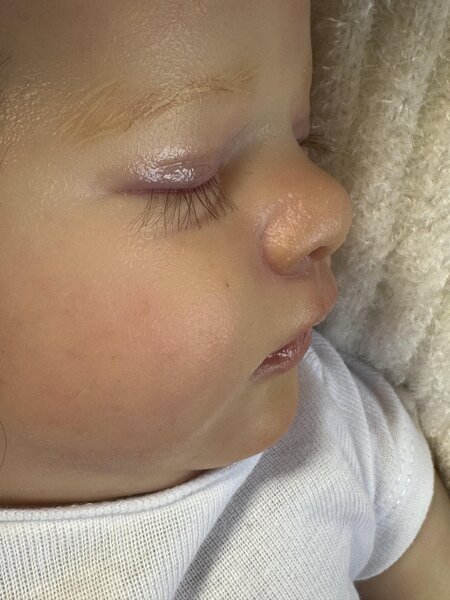 Evelyn — Charming Vinyl Reborn Baby Girl Doll | 19" Lifelike Weighted Newborn