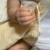 Evelyn — Charming Vinyl Reborn Baby Girl Doll | 19" Lifelike Weighted Newborn