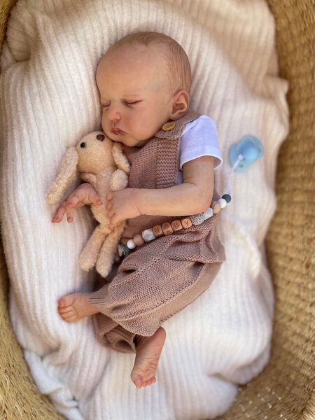 John John vinyl reborn baby boy doll adorable lifelike handcrafted newborn for sale
