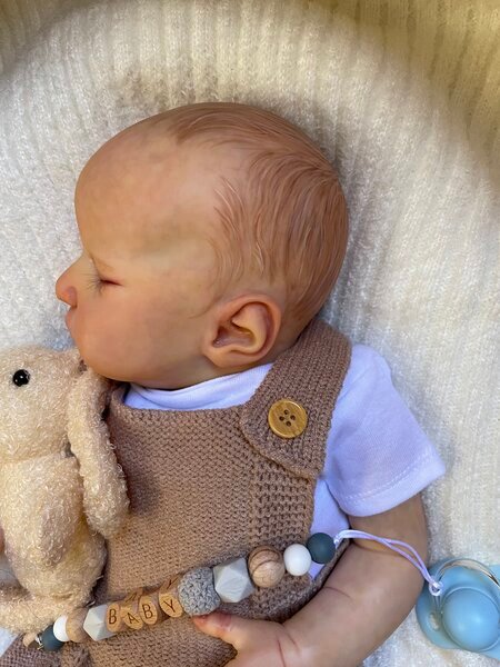 John John — Adorable Vinyl Reborn Baby Boy Doll | 20" Lifelike Weighted Newborn