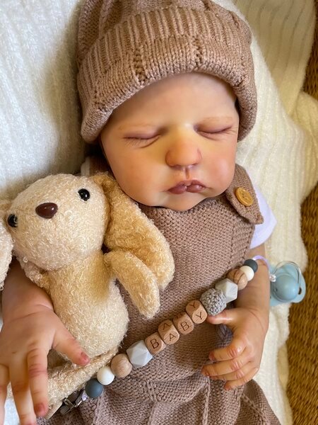 John John — Adorable Vinyl Reborn Baby Boy Doll | 20" Lifelike Weighted Newborn