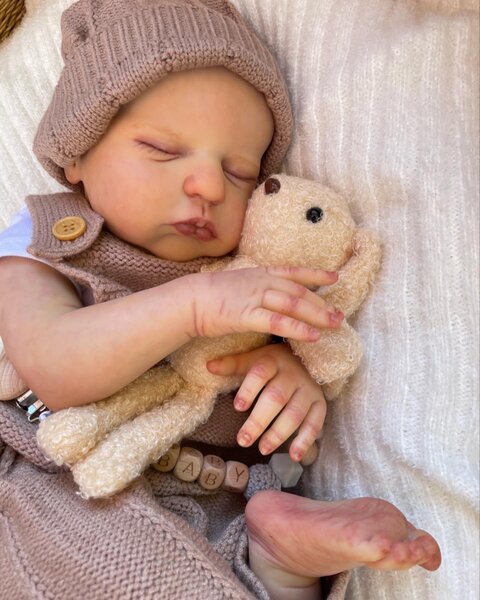 John John — Adorable Vinyl Reborn Baby Boy Doll | 20" Lifelike Weighted Newborn