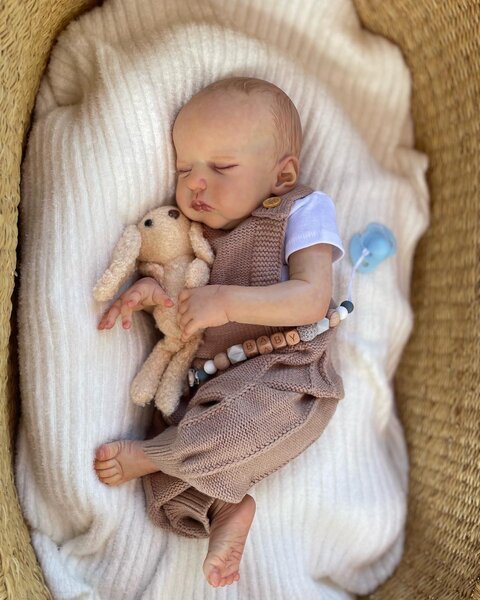 John John — Adorable Vinyl Reborn Baby Boy Doll | 20" Lifelike Weighted Newborn