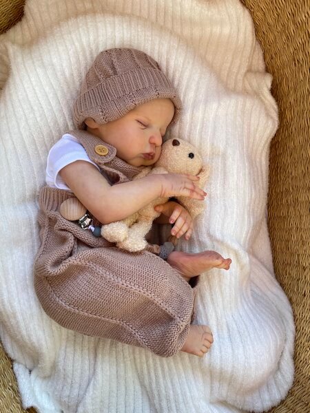 John John — Adorable Vinyl Reborn Baby Boy Doll | 20" Lifelike Weighted Newborn